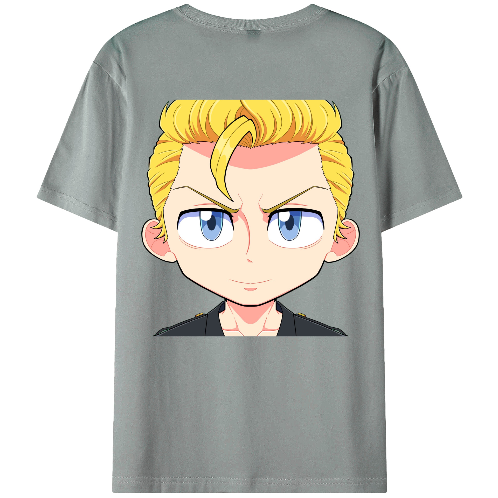 （画像用） 東京リベンジャーズ Tokyo Revengers 綿100％ メンズ半袖Tシャツ（バックプリント） 通気性